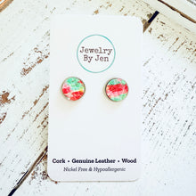 Load image into Gallery viewer, Stud Earrings: Spring Splash