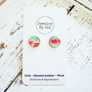 Stud Earrings: Spring Splash