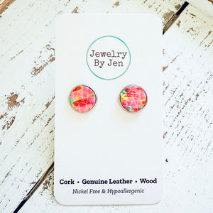 Stud Earrings: Spring Splash