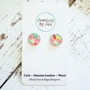 Stud Earrings: Spring Splash