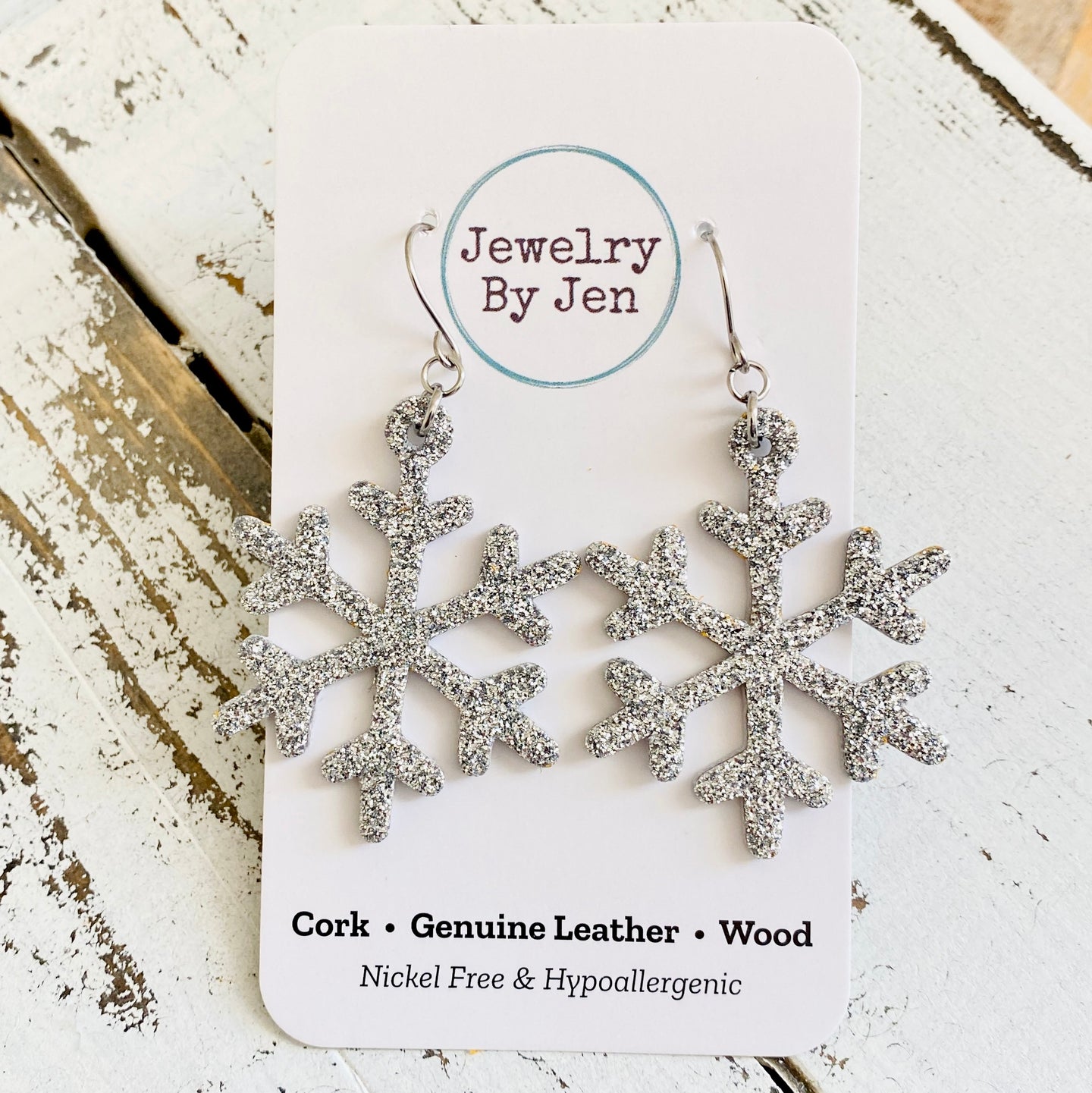 Snowflake: Fine Silver Glitter