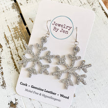 Load image into Gallery viewer, Snowflake: Fine Silver Glitter